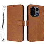 For OnePlus 15 5G Wallet Case RFID Blocking Calf Texture Leather Stand Phone Cover with Strap