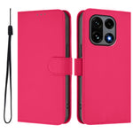 For OnePlus 15 5G Case Solid Color Wallet Leather Phone Cover with Strap