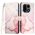 For OnePlus 15 5G Case with Strap Marble Pattern Leather Phone Cover Card Holder