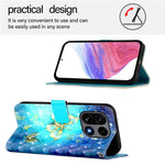 For OnePlus 15 5G Leather Case Pattern Printing Wallet Stand Mobile Cover with Strap