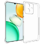 WANLONFENG For Honor Play10 4G Gennemsigtigt TPU Cover TM Series 2.0mm Telefon Bagcover