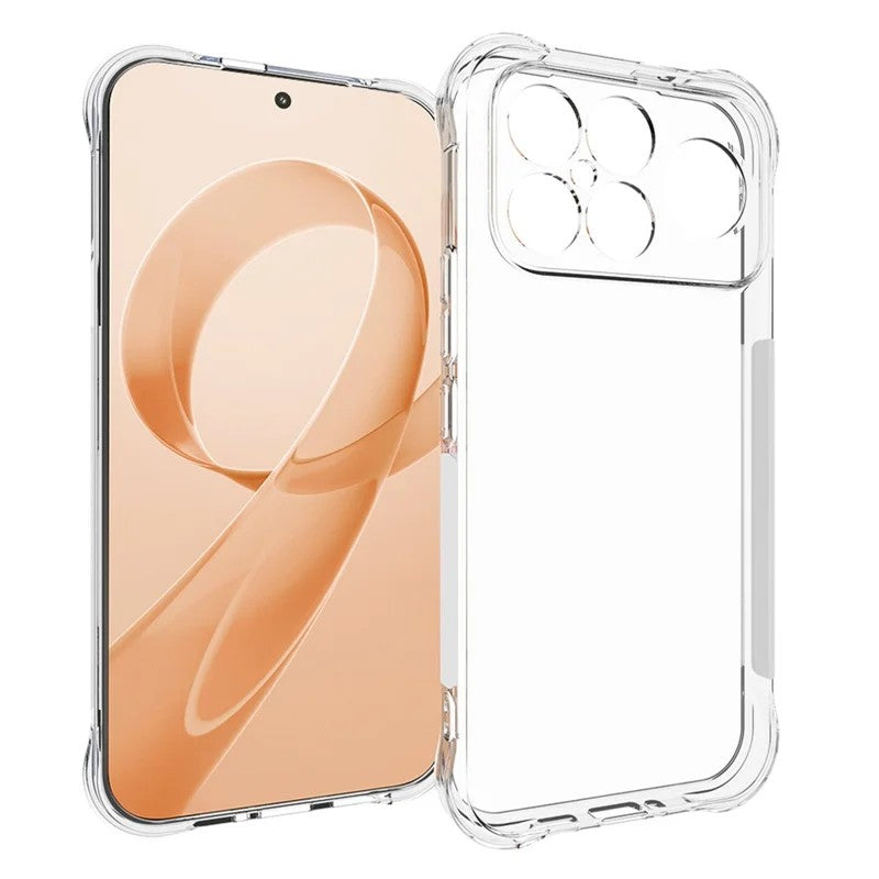 WANLONFENG For Xiaomi Redmi K90 Pro Max 5G / Poco F8 Ultra Clear TPU Case  TM Series 2.0mm Phone Back Cover