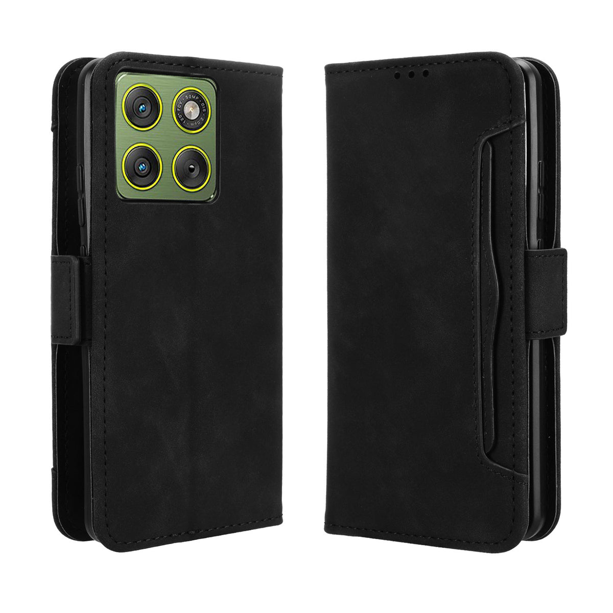 Til Motorola Edge 70 5G Læder Taske Telefon Pung Cover med Flere Kortlommer