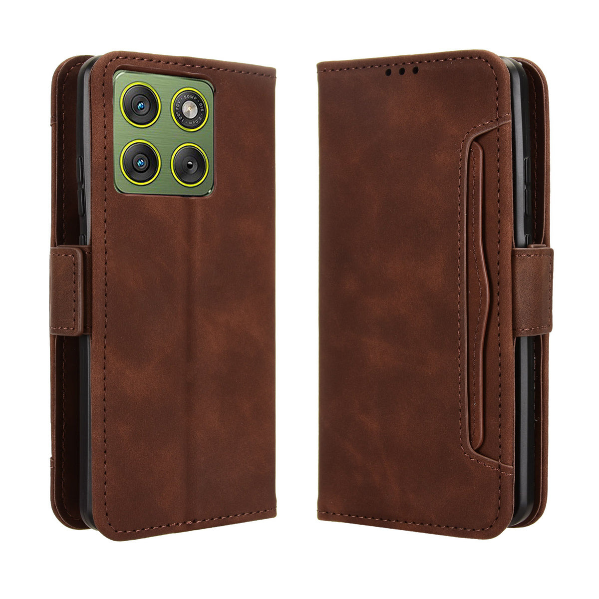 Til Motorola Edge 70 5G Læder Taske Telefon Pung Cover med Flere Kortlommer