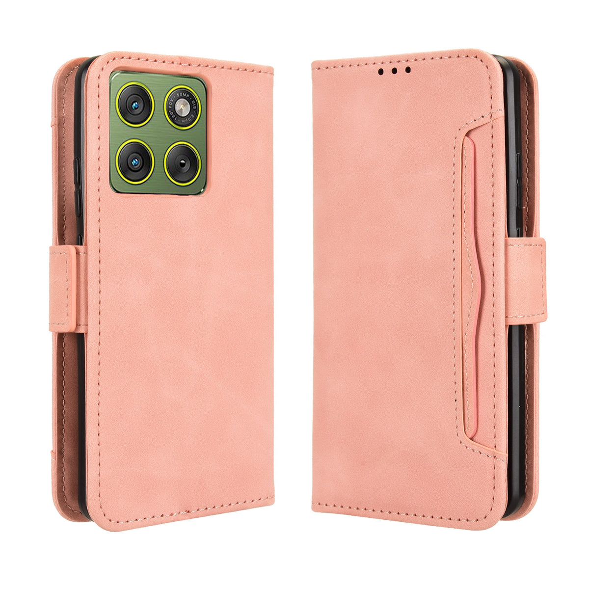 Til Motorola Edge 70 5G Læder Taske Telefon Pung Cover med Flere Kortlommer