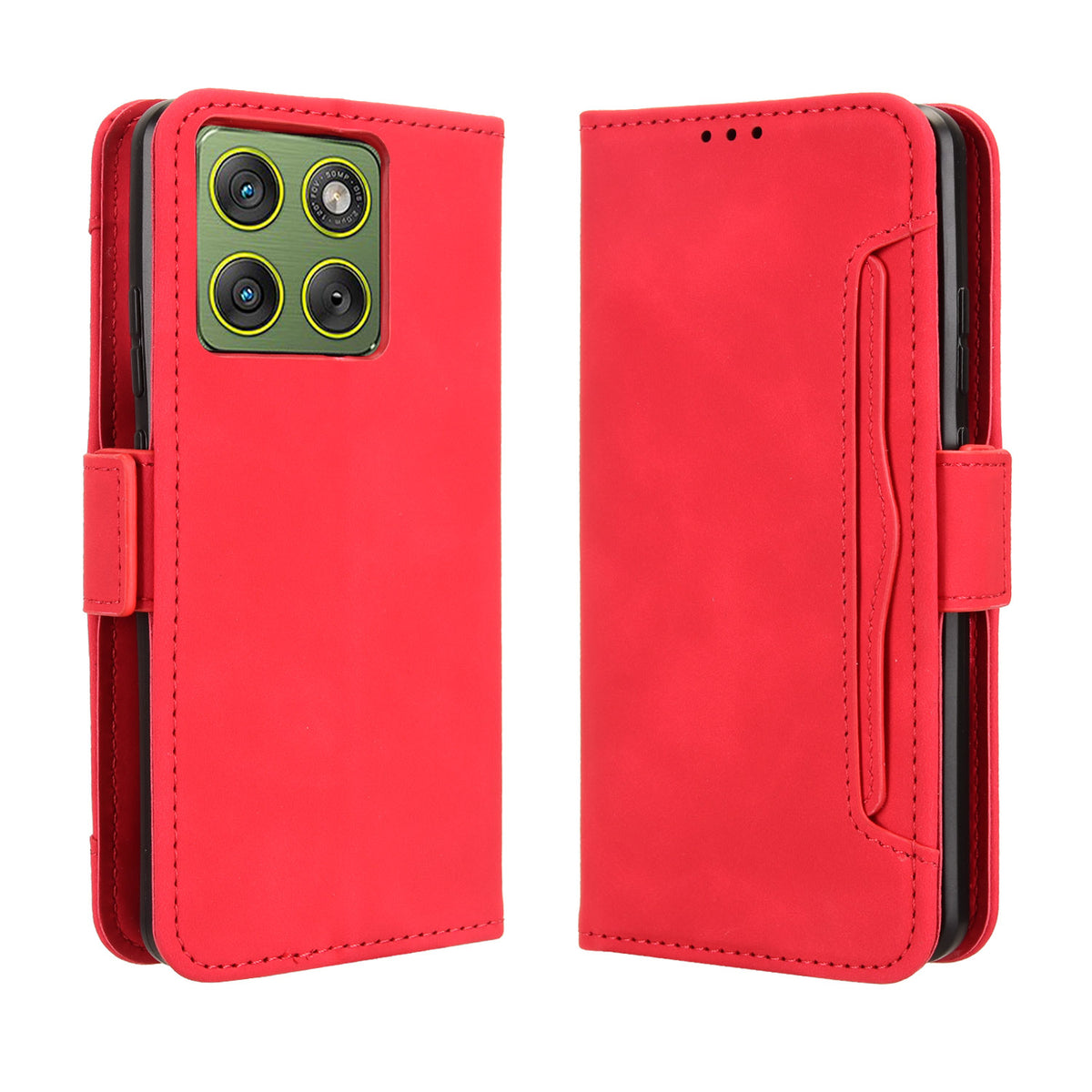 Til Motorola Edge 70 5G Læder Taske Telefon Pung Cover med Flere Kortlommer