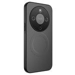 WANLONFENG For Honor Magic8 Lite 5G / X9d 5G / X70 5G Magnetic Case  TQ Series Carbon Fiber Texture PC TPU Phone Cover