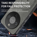 WANLONFENG For Honor Magic8 Lite 5G / X9d 5G / X70 5G Magnetic Case  SD Series PC TPU Phone Cover with 2Pcs Screen Film