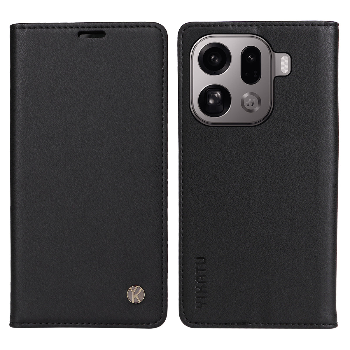YIKATU For Oppo Find X9 Pro 5G Phone Cases  Magnetic Closure PU Leather Mobile Cover