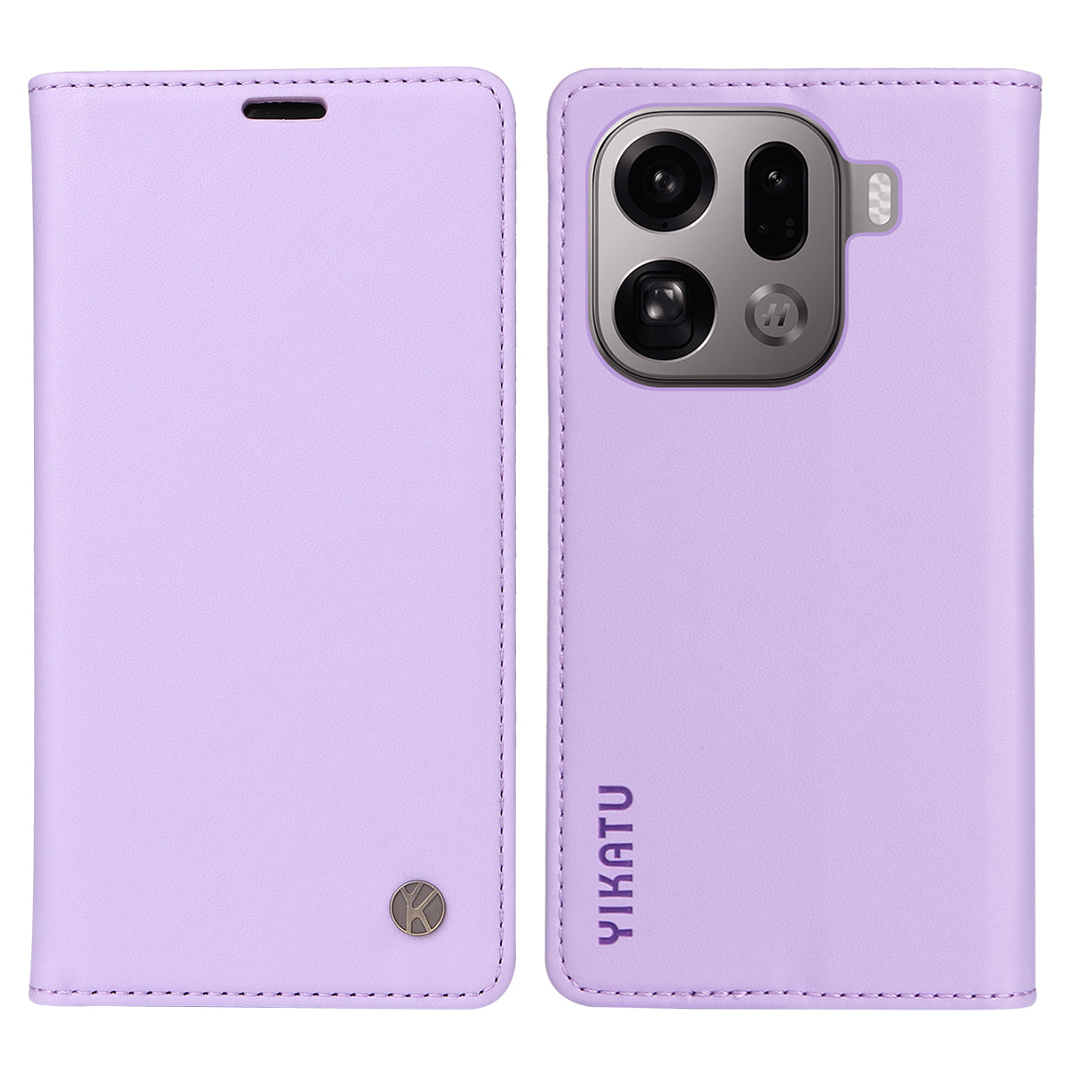 YIKATU For Oppo Find X9 Pro 5G Phone Cases  Magnetic Closure PU Leather Mobile Cover