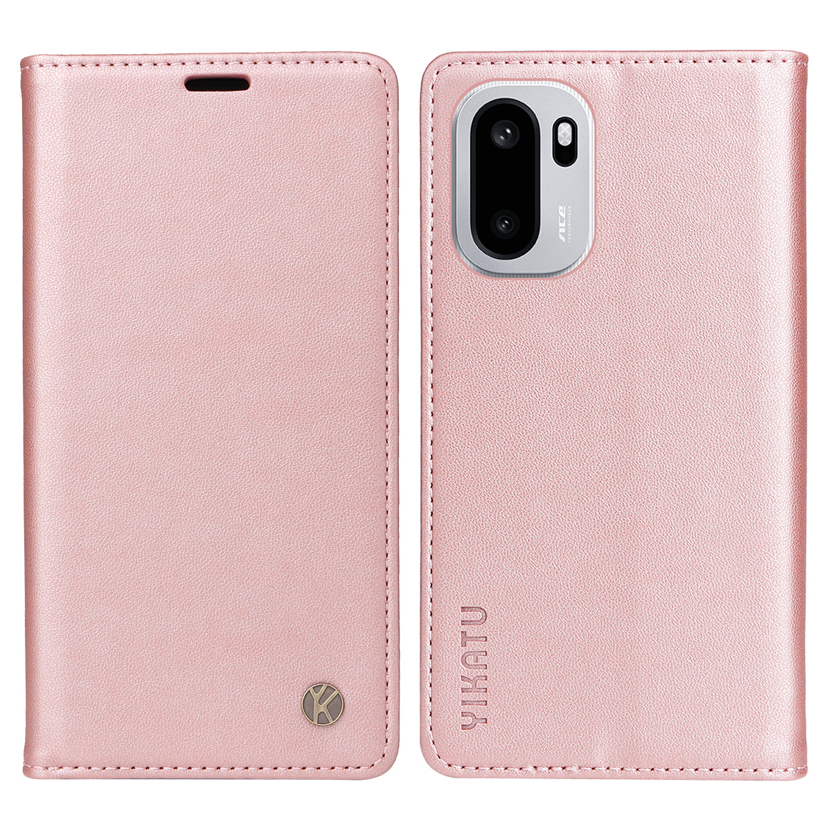 YIKATU För OnePlus 15R 5G / Ace 6T 5G / Ace 6 5G mobilskal Magnetisk Stängning PU Läder Mobilskal