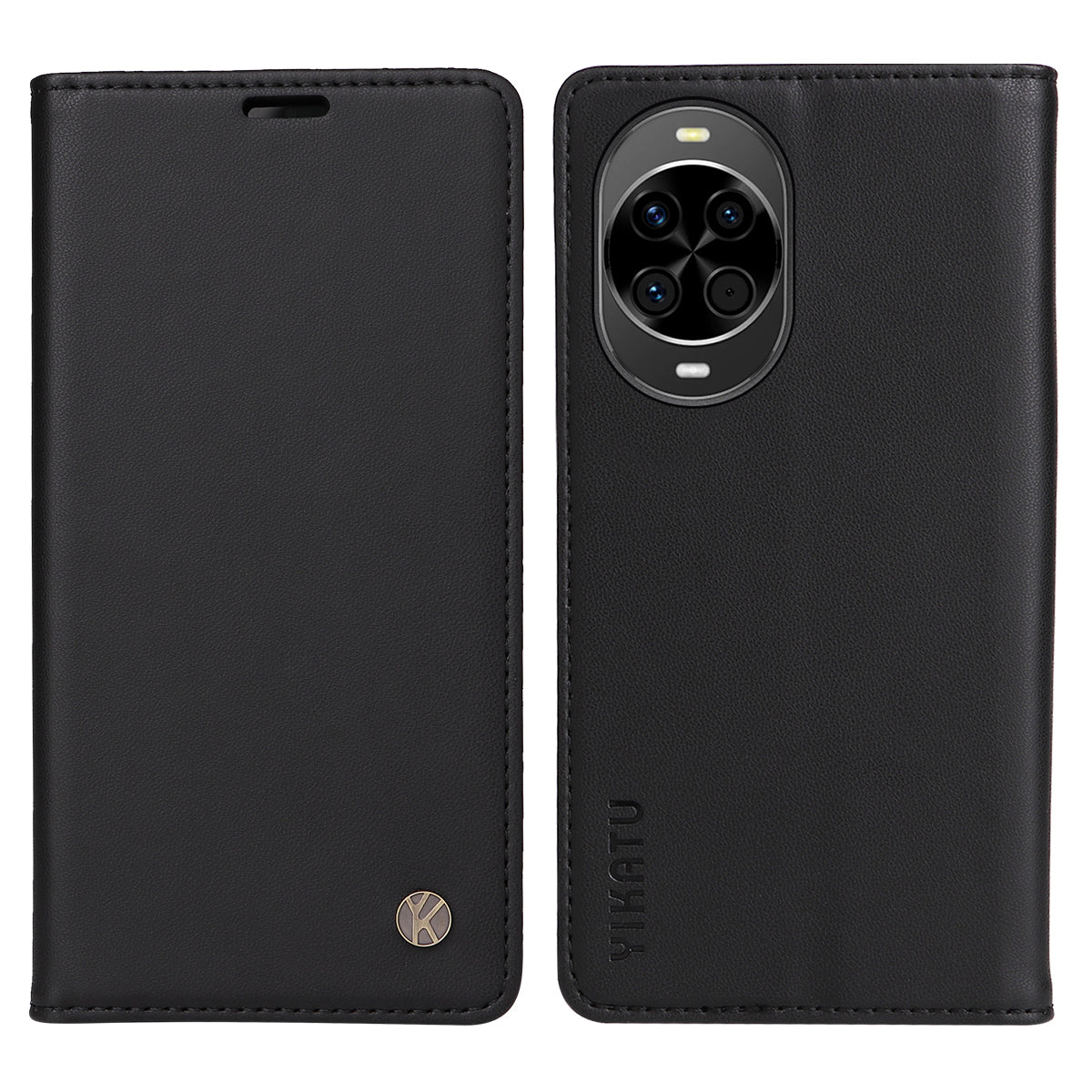 YIKATU För Huawei Nova 14 5G Mobilskal Magnetisk Stängning PU Läder Mobilskal