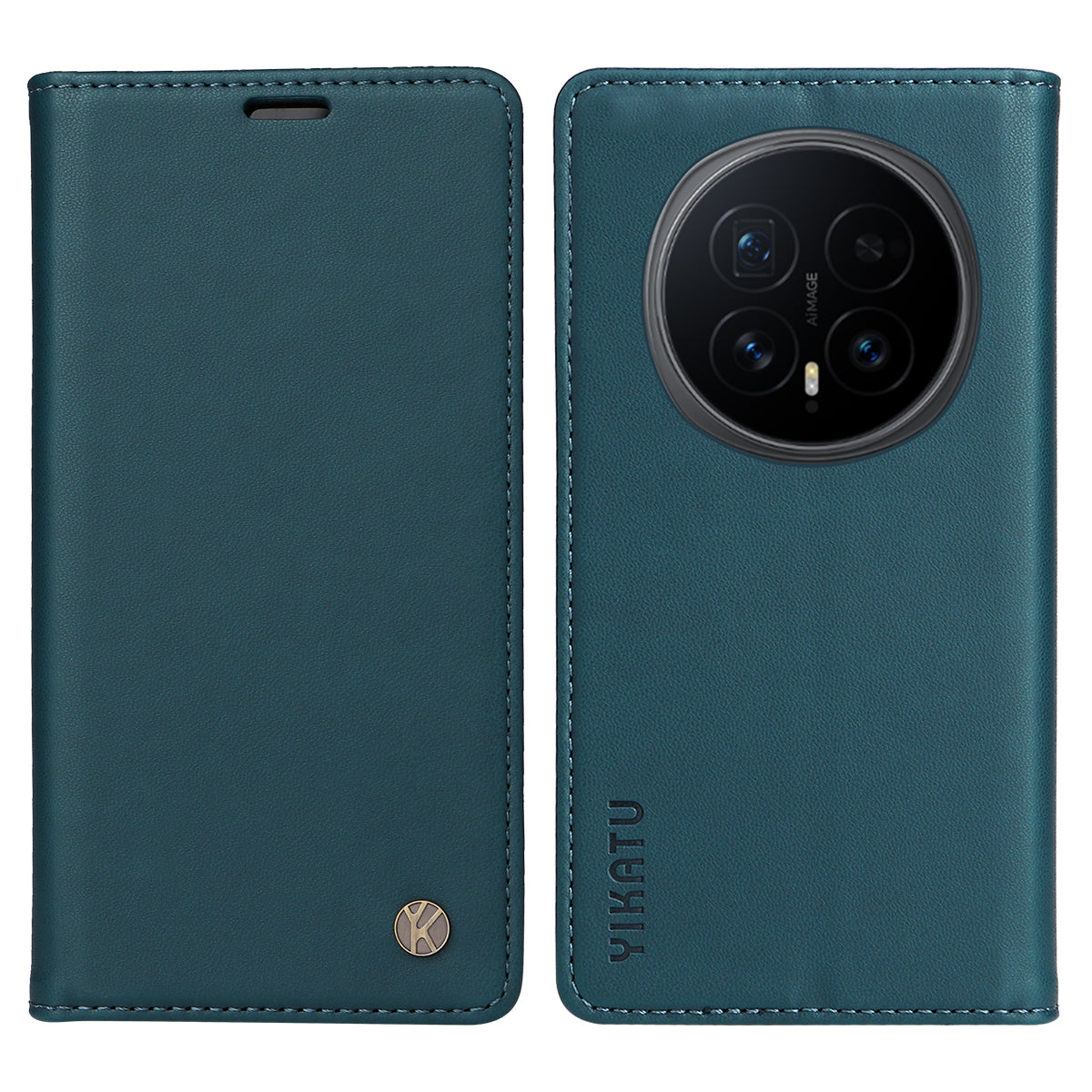 YIKATU For Honor Magic8 5G Phone Cases  Magnetic Closure PU Leather Mobile Cover