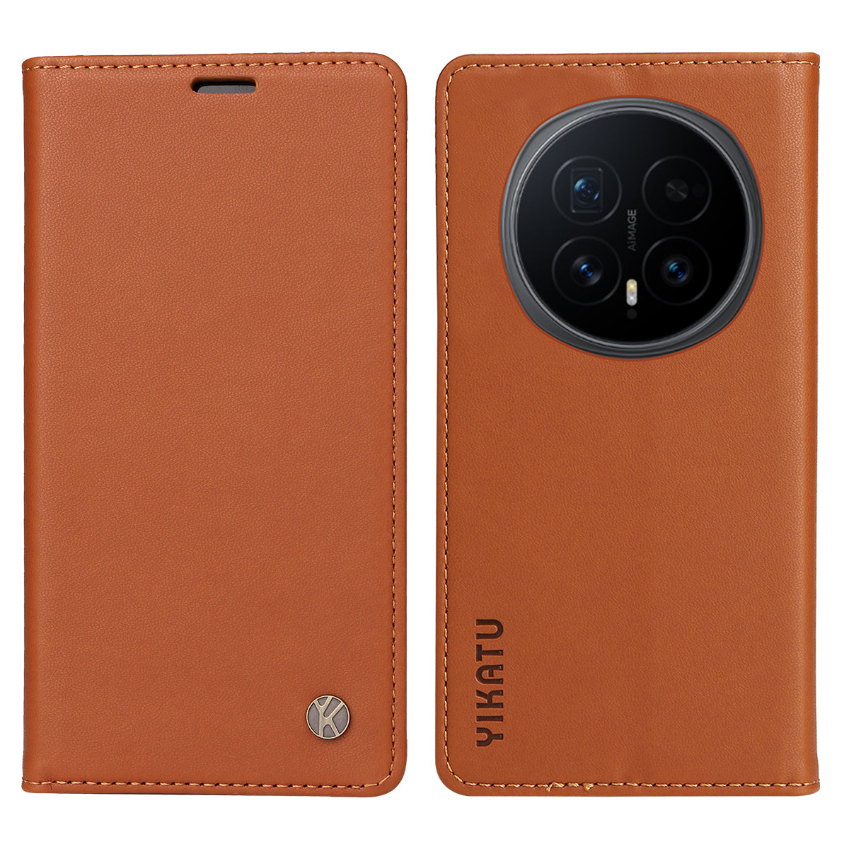 YIKATU For Honor Magic8 5G Phone Cases  Magnetic Closure PU Leather Mobile Cover