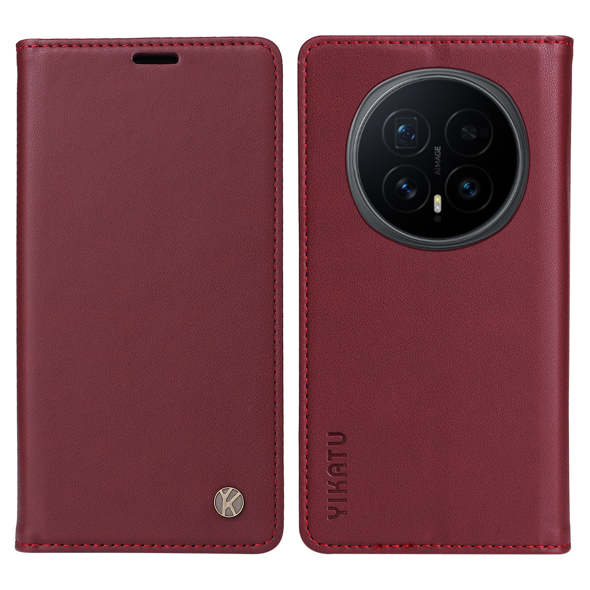 YIKATU For Honor Magic8 5G Phone Cases  Magnetic Closure PU Leather Mobile Cover