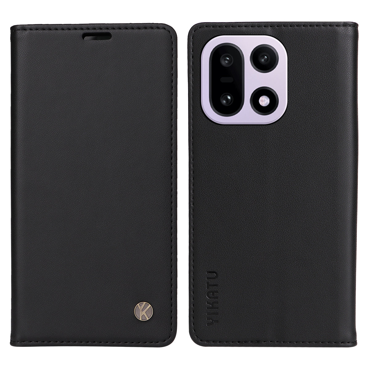 YIKATU För OnePlus 15 5G mobilskal Magnetisk Stängning PU Läder Mobilskal