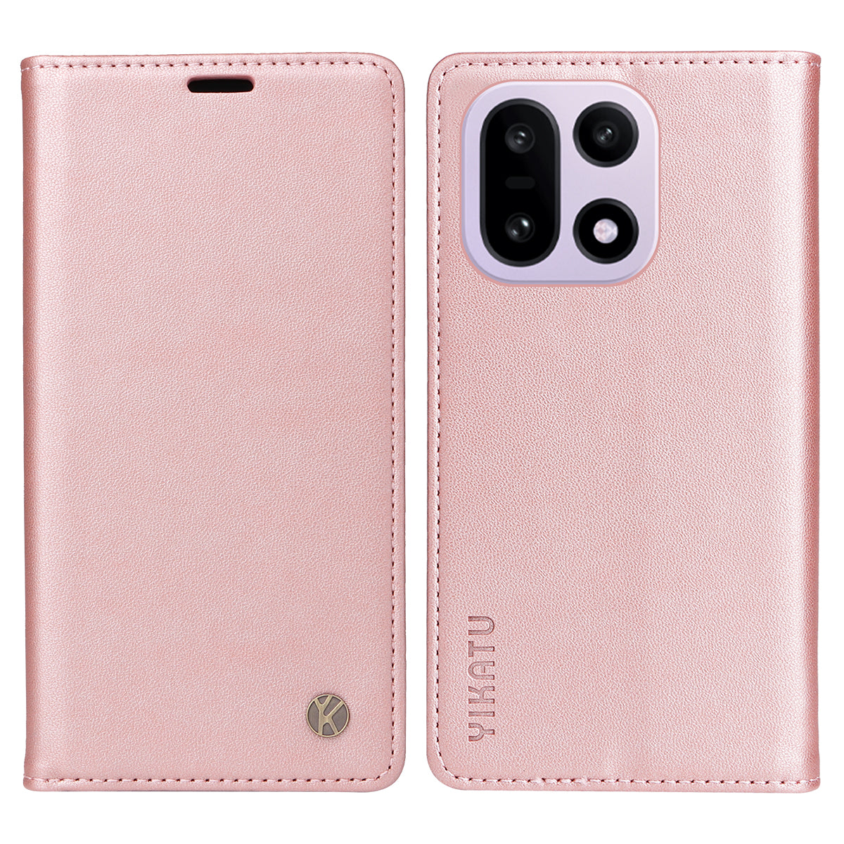 YIKATU För OnePlus 15 5G mobilskal Magnetisk Stängning PU Läder Mobilskal