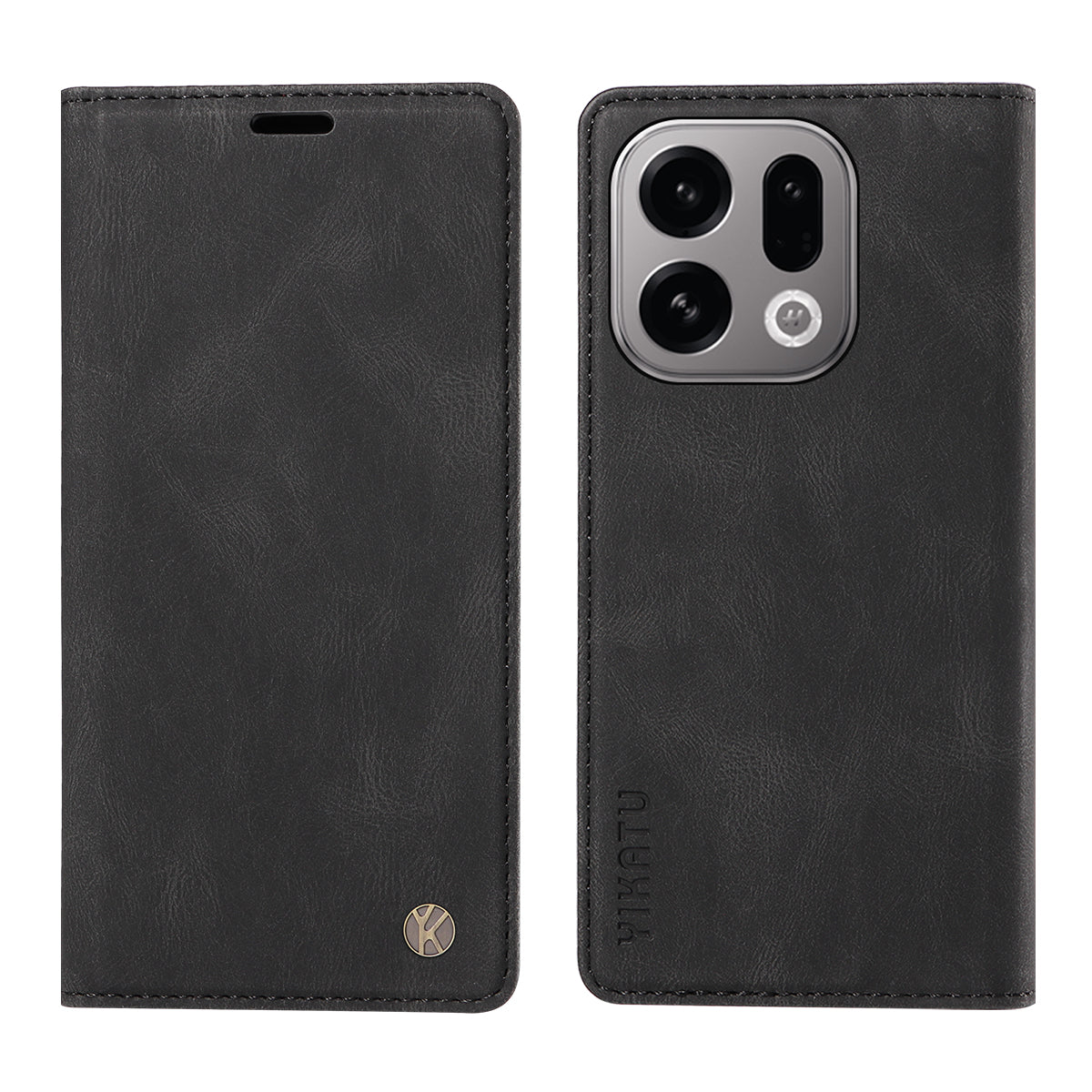 YIKATU For Oppo Find X9 5G Leather Cover  YK-004 Skin-Touch Wallet Phone Cases
