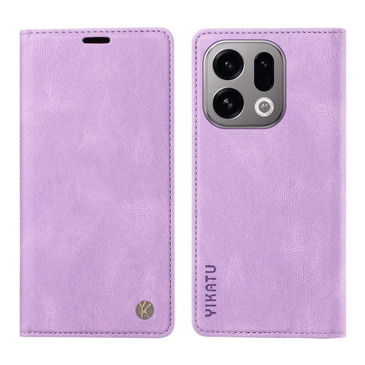 YIKATU For Oppo Find X9 5G Leather Cover  YK-004 Skin-Touch Wallet Phone Cases