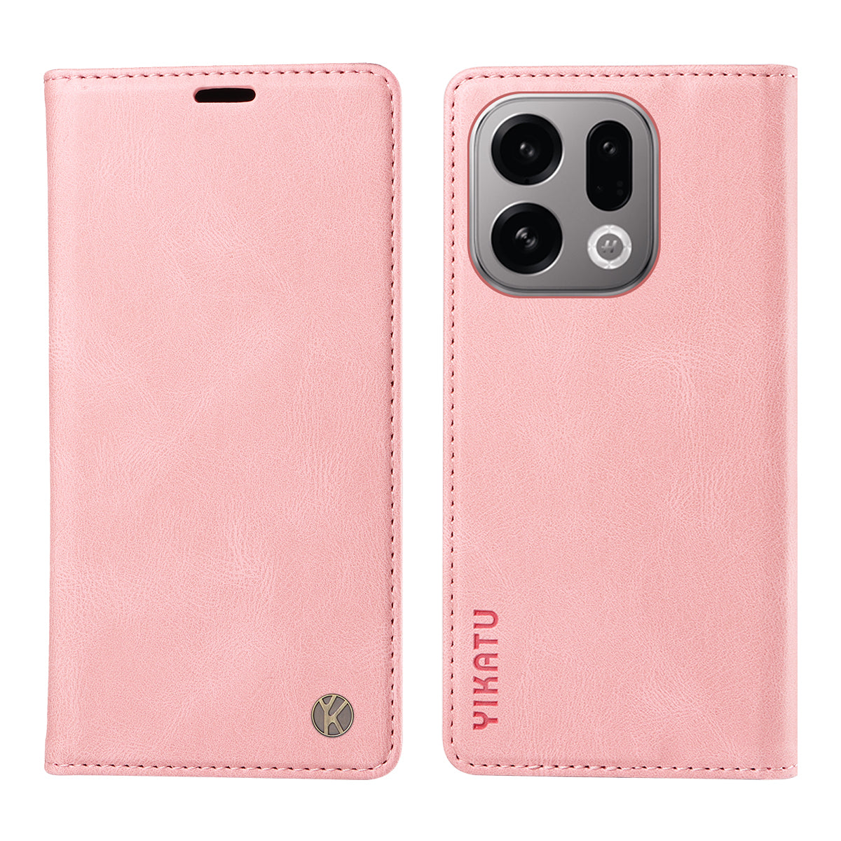 YIKATU For Oppo Find X9 5G Leather Cover  YK-004 Skin-Touch Wallet Phone Cases