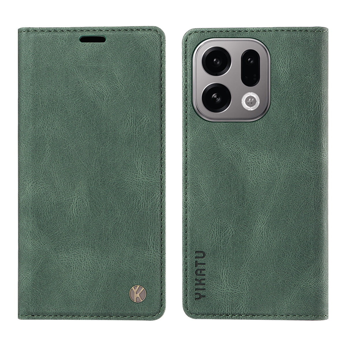 YIKATU For Oppo Find X9 5G Leather Cover  YK-004 Skin-Touch Wallet Phone Cases