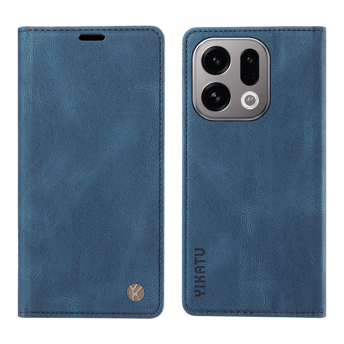 YIKATU For Oppo Find X9 5G Leather Cover  YK-004 Skin-Touch Wallet Phone Cases