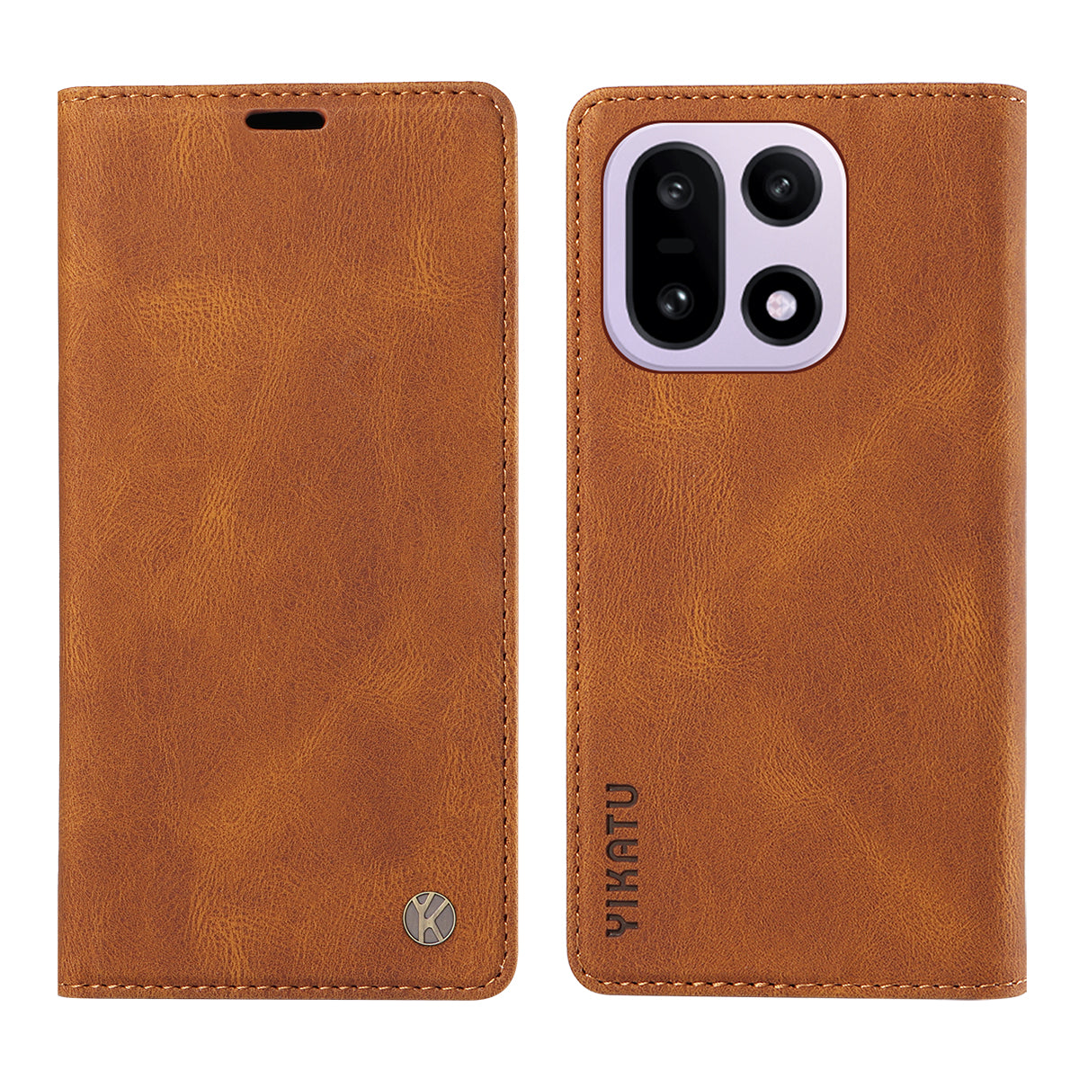 YIKATU Läderfodral för OnePlus 15 5G YK-004 Plånboksfodral med skin-touch-funktion