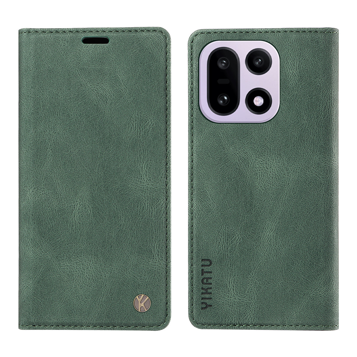 YIKATU Läderfodral för OnePlus 15 5G YK-004 Plånboksfodral med skin-touch-funktion