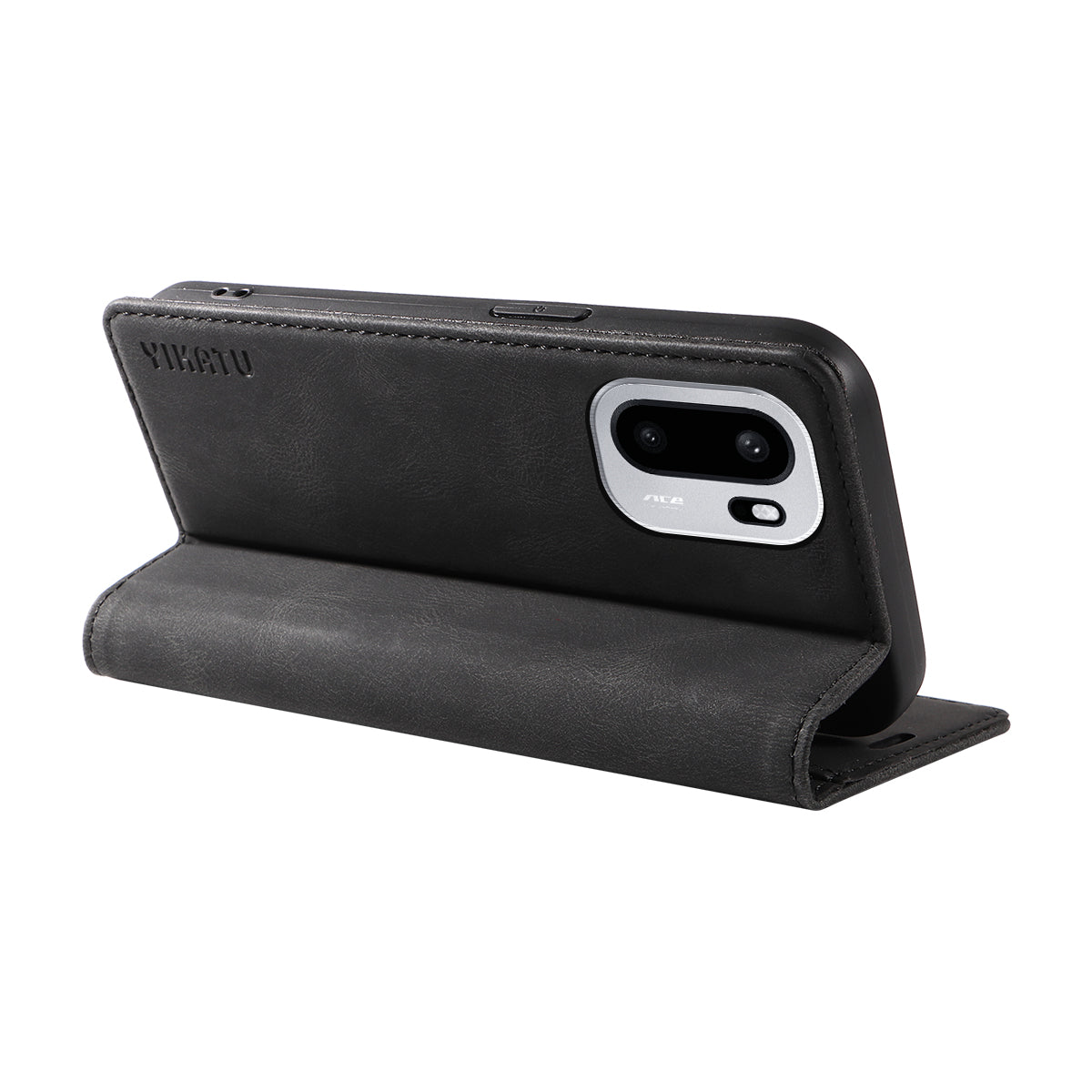 YIKATU För OnePlus 15R 5G / Ace 6T 5G / Ace 6 5G Läderfodral YK-004 Plånboksfodral med beröringsfunktion