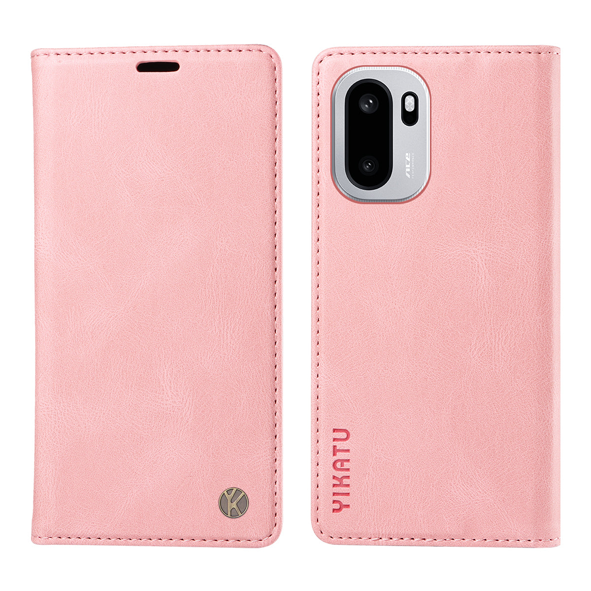 YIKATU För OnePlus 15R 5G / Ace 6T 5G / Ace 6 5G Läderfodral YK-004 Plånboksfodral med beröringsfunktion