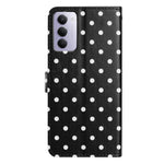 For Xiaomi Redmi 15 5G (EU) (171mm) / Xiaomi Redmi 15 4G (EU) (171mm) Leather Case Polka Dot Pattern Wallet Stand Folio Phone Cover