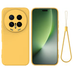 For Honor Magic8 Pro 5G Liquid Silicone Case Phone Back Cover with Hand Strap