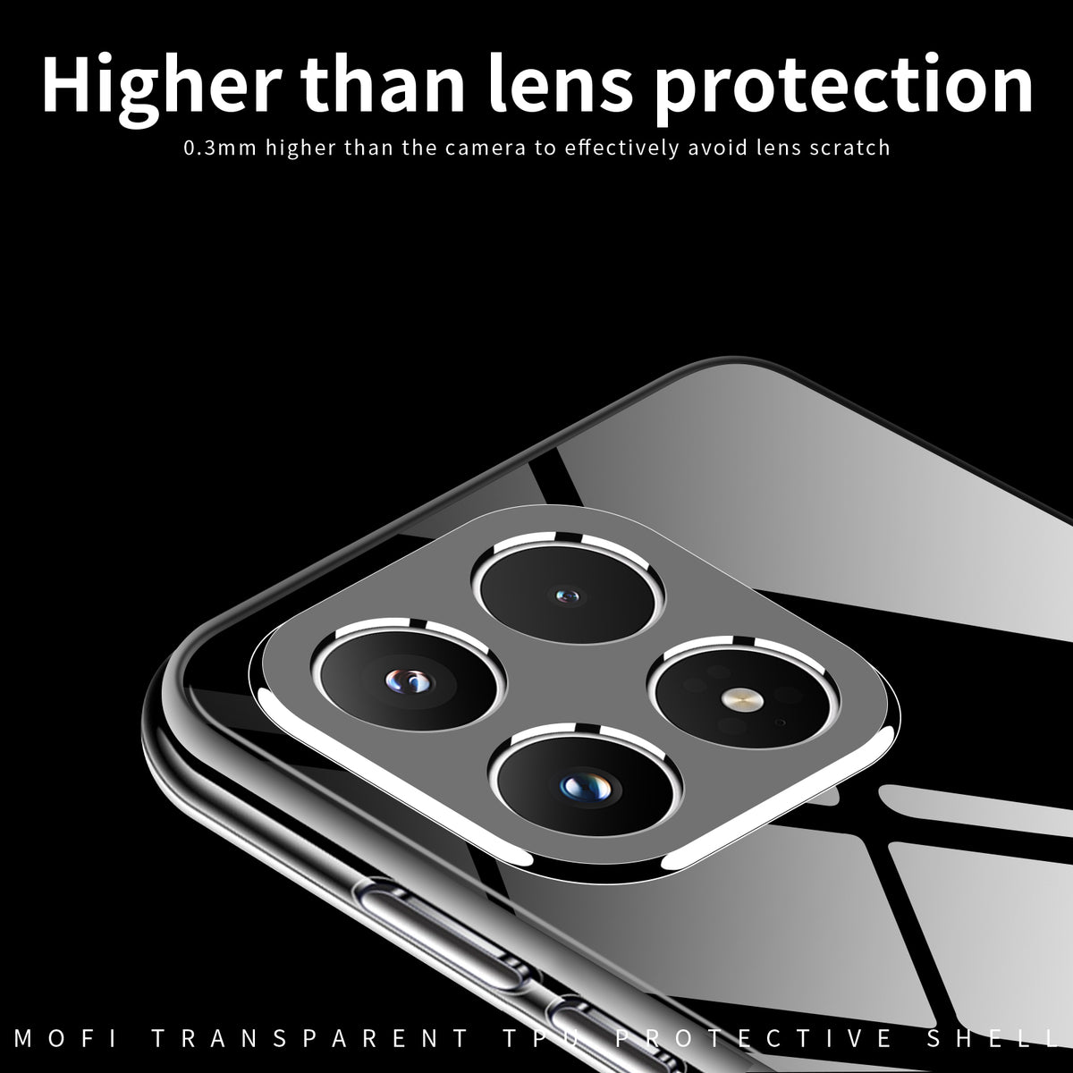 MOFI For Xiaomi 17 Clear Phone Case  Ultra-Thin TPU Phone Back Cover