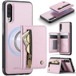 JEEHOOD For Samsung Galaxy A50 Case  J12 Magnetic Detachable Zipper Wallet Kickstand Leather Back Cover Magnetic Case