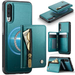 JEEHOOD For Samsung Galaxy A50 Case  J12 Magnetic Detachable Zipper Wallet Kickstand Leather Back Cover Magnetic Case