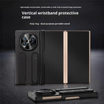 For Huawei Mate XTs Ultimate / Mate XT Ultimate Case Kickstand Wristband Hard PC Phone Cover