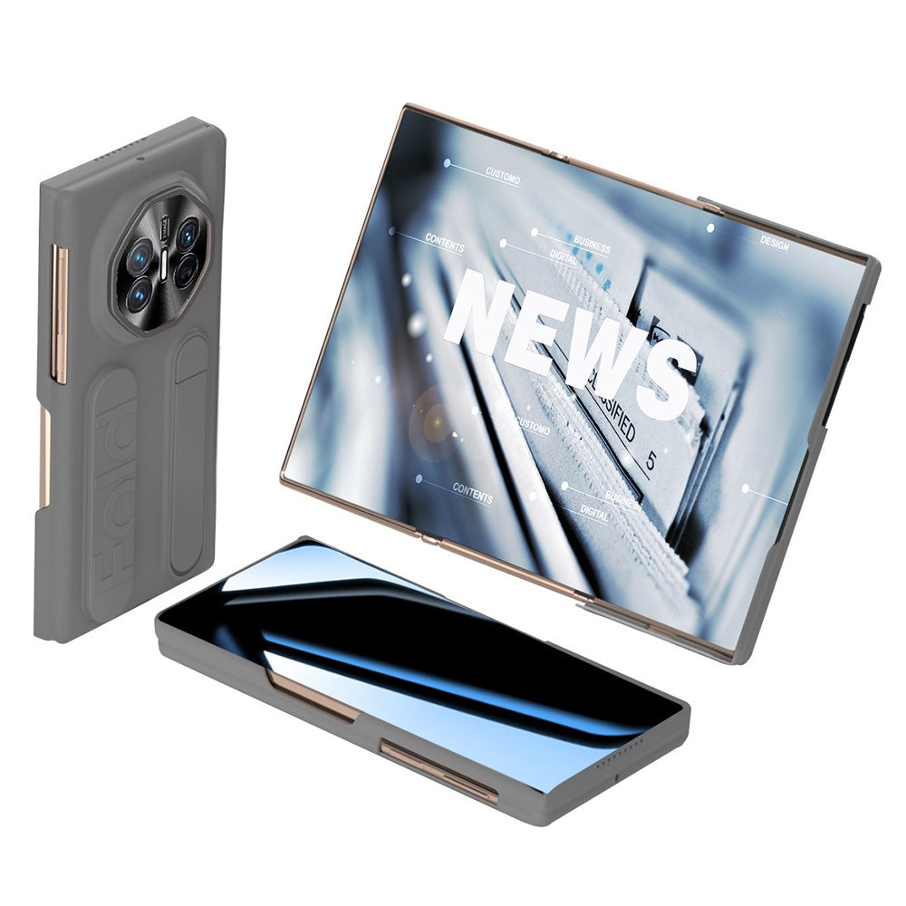 For Huawei Mate XTs Ultimate / Mate XT Ultimate Case Kickstand Wristband Hard PC Phone Cover