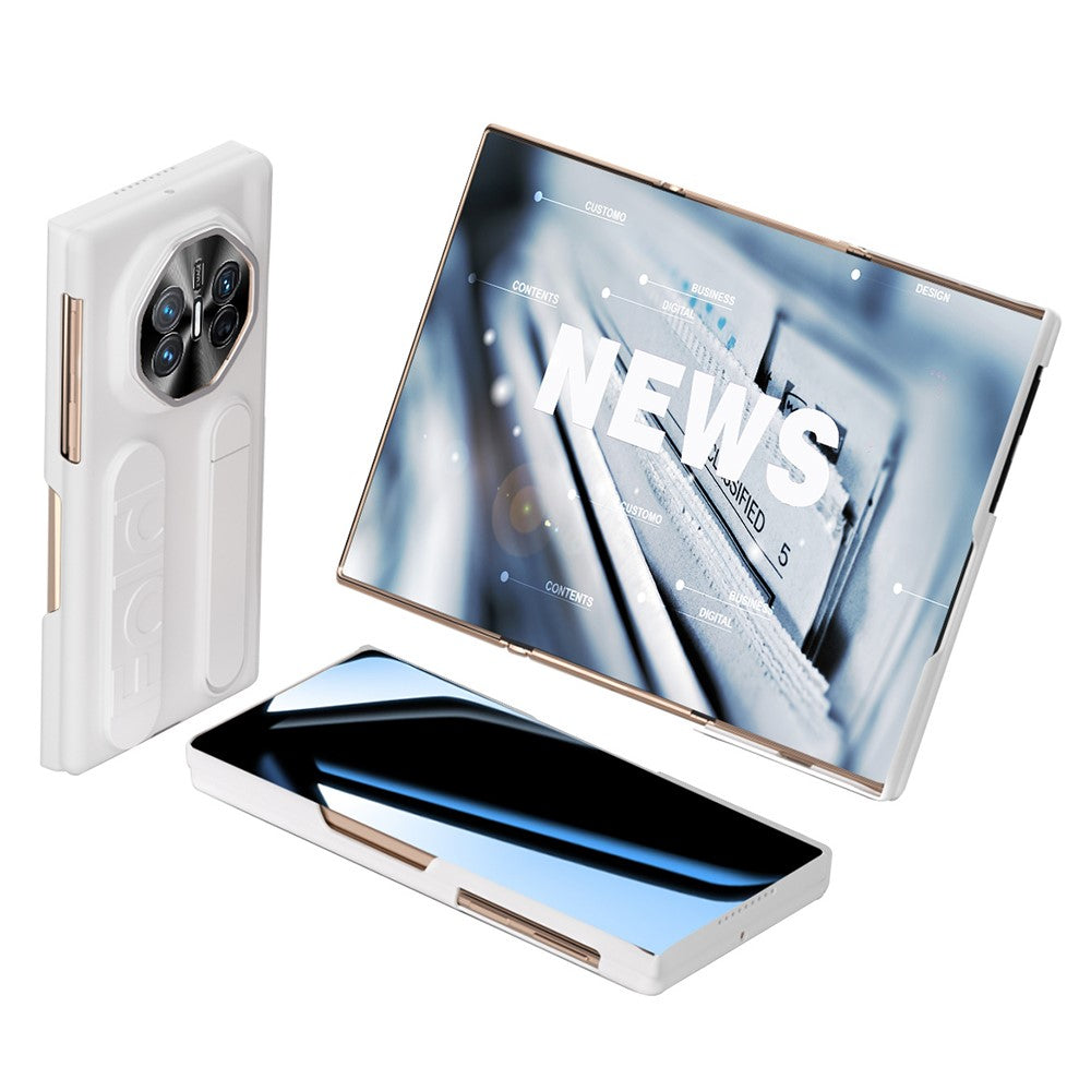 For Huawei Mate XTs Ultimate / Mate XT Ultimate Case Kickstand Wristband Hard PC Phone Cover