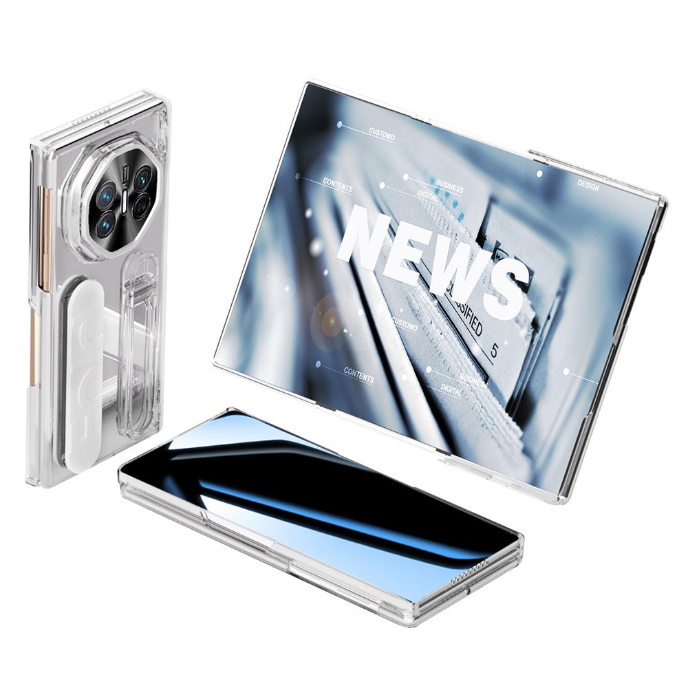 For Huawei Mate XTs Ultimate / Mate XT Ultimate Case Kickstand Wristband Hard PC Phone Cover