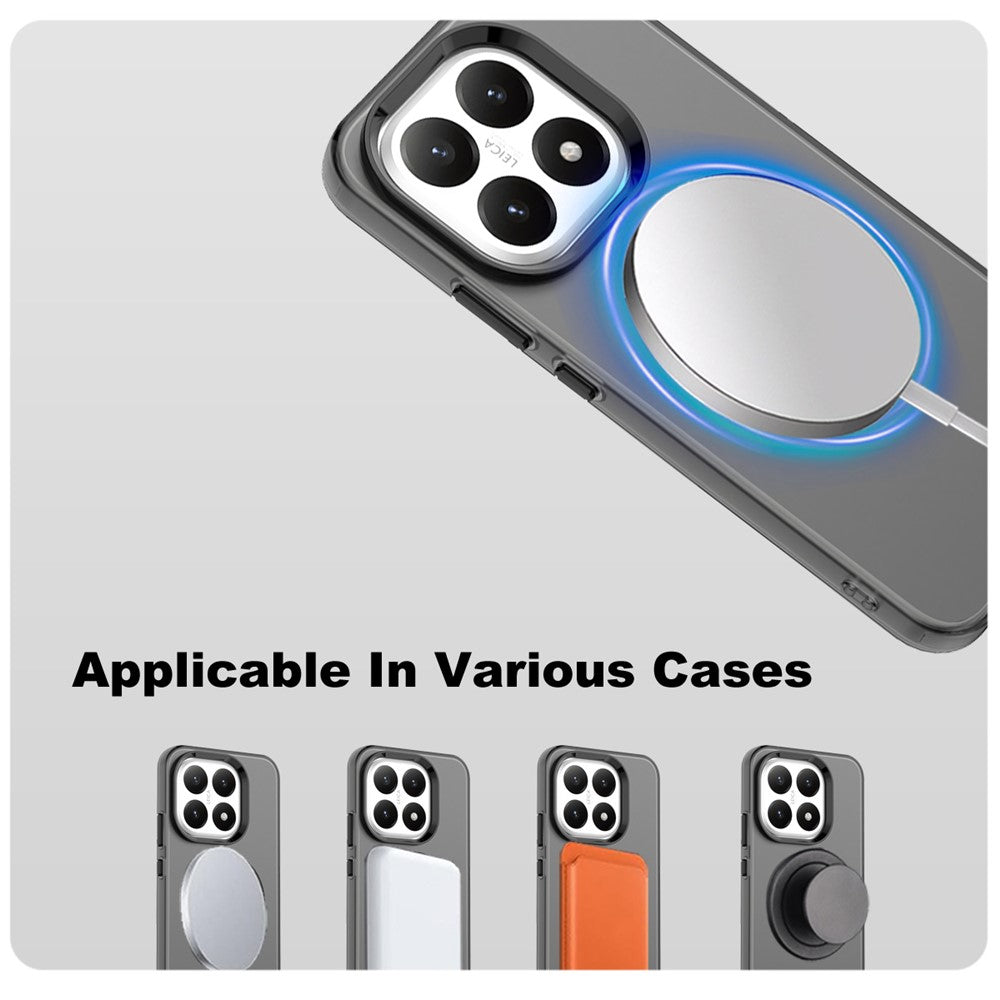 IMAK For Xiaomi 15T Magnetic Case Candy Color Anti Drop TPU + PET Back Cover