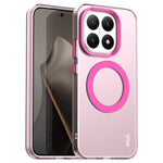 IMAK For Xiaomi 15T Magnetic Case Candy Color Anti Drop TPU + PET Back Cover