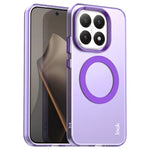 IMAK For Xiaomi 15T Magnetic Case Candy Color Anti Drop TPU + PET Back Cover