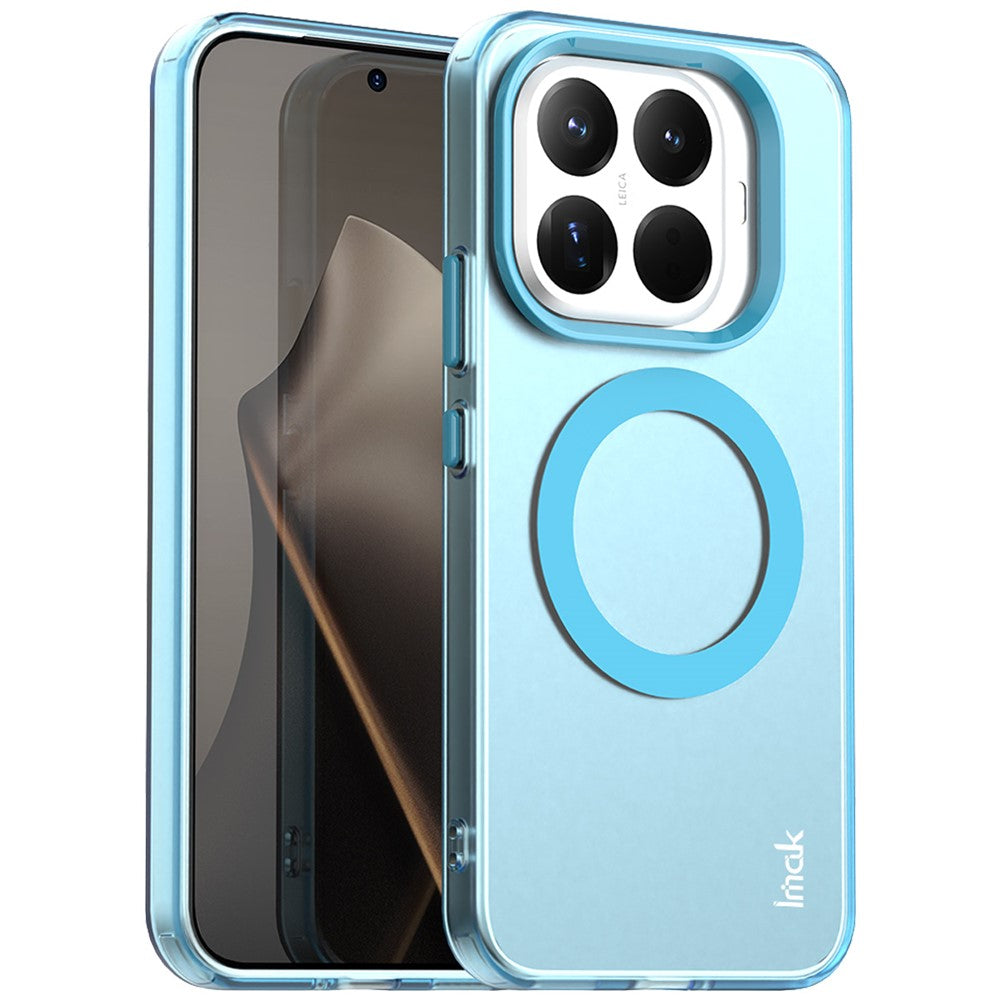 IMAK For Xiaomi 15T Pro Case Magnetic Case Candy Color Anti Drop TPU + PET Back Cover