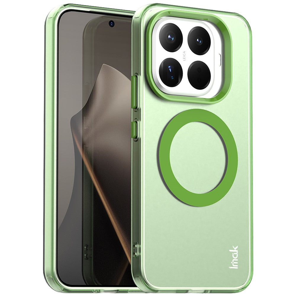 IMAK For Xiaomi 15T Pro Case Magnetic Case Candy Color Anti Drop TPU + PET Back Cover