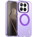 IMAK For Xiaomi 15T Pro Case Magnetic Case Candy Color Anti Drop TPU + PET Back Cover