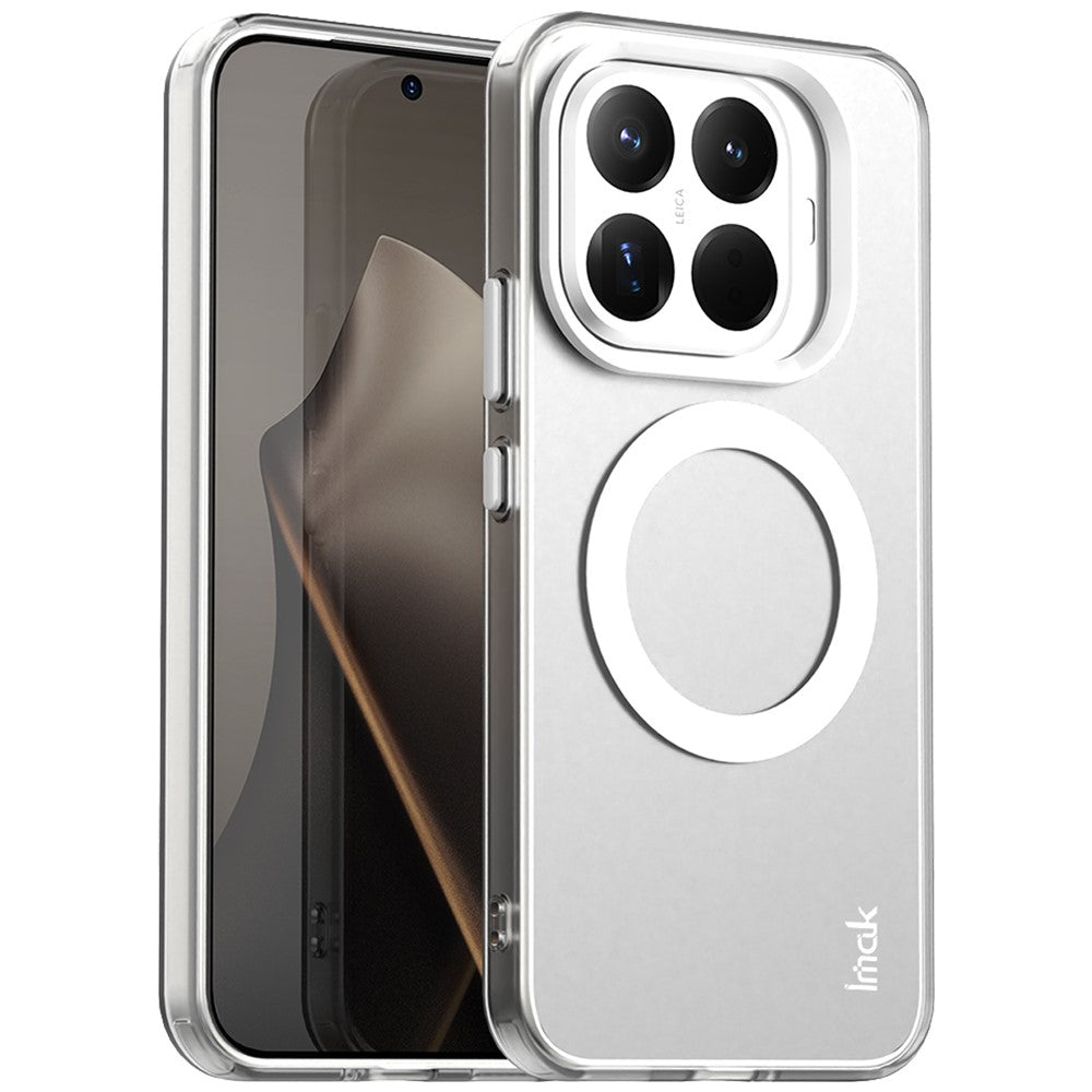 IMAK For Xiaomi 15T Pro Case Magnetic Case Candy Color Anti Drop TPU + PET Back Cover