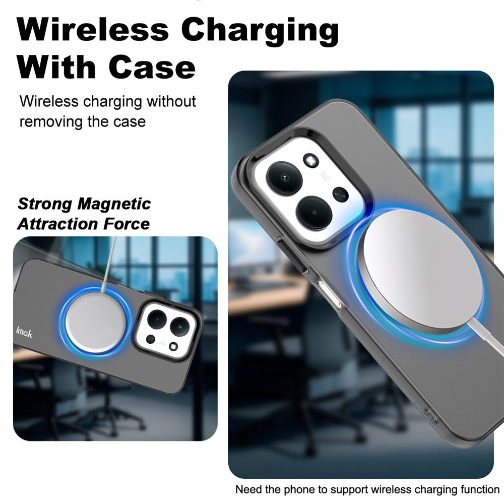 IMAK magnetisk etui til Xiaomi Redmi 15C 4G (EU) (173mm) / 15C 5G (EU) (173mm) / Poco C85 4G (173mm), PC + TPU-bagcover til telefon