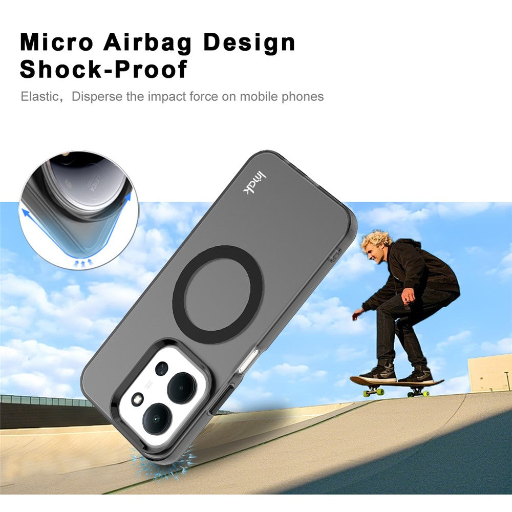 IMAK magnetisk etui til Xiaomi Redmi 15C 4G (EU) (173mm) / 15C 5G (EU) (173mm) / Poco C85 4G (173mm), PC + TPU-bagcover til telefon