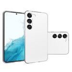 For Samsung Galaxy S23 10Pcs  /  Pack Transparent TPU Phone Back Case Inner Watermark-Free Cellphone Cover