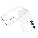 For Samsung Galaxy S23 10Pcs  /  Pack Transparent TPU Phone Back Case Inner Watermark-Free Cellphone Cover
